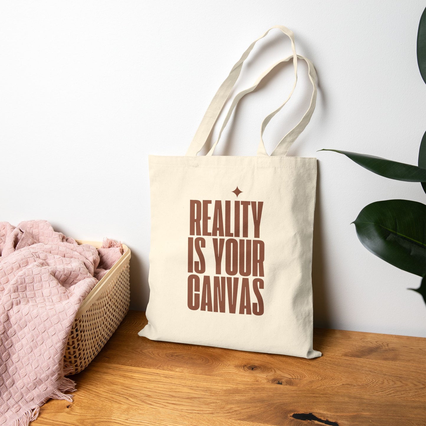 Reality is Yours - Cotton Canvas Tote Bag