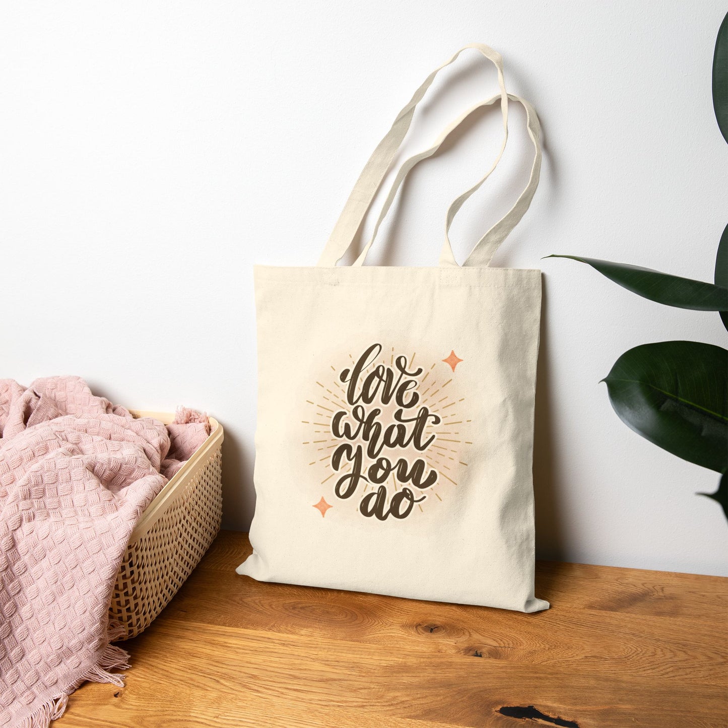 Love What You Do - Cotton Canvas Tote Bag