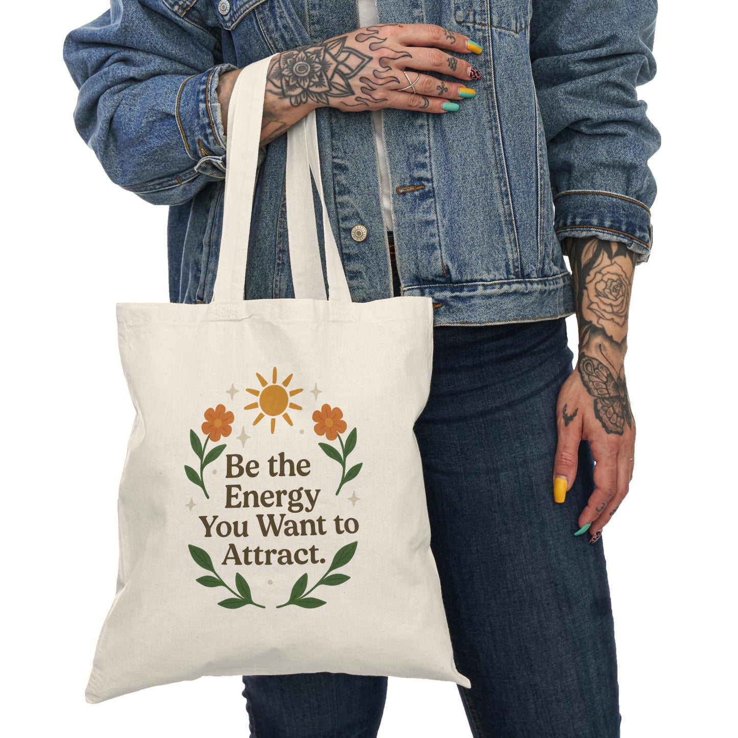 Authentic Organic Canvas Tote Bag