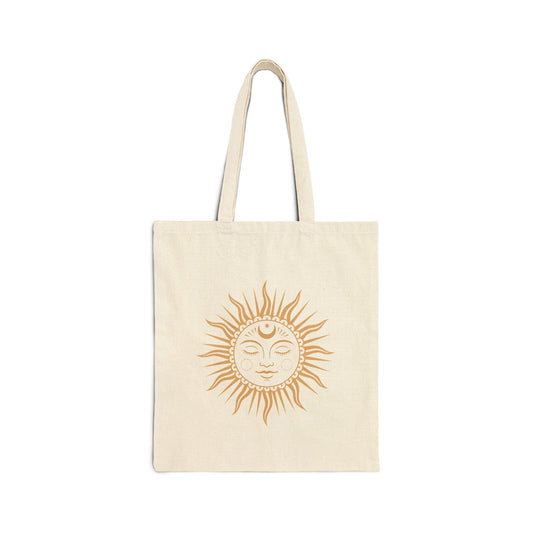 Sun - Cotton Canvas Tote Bag