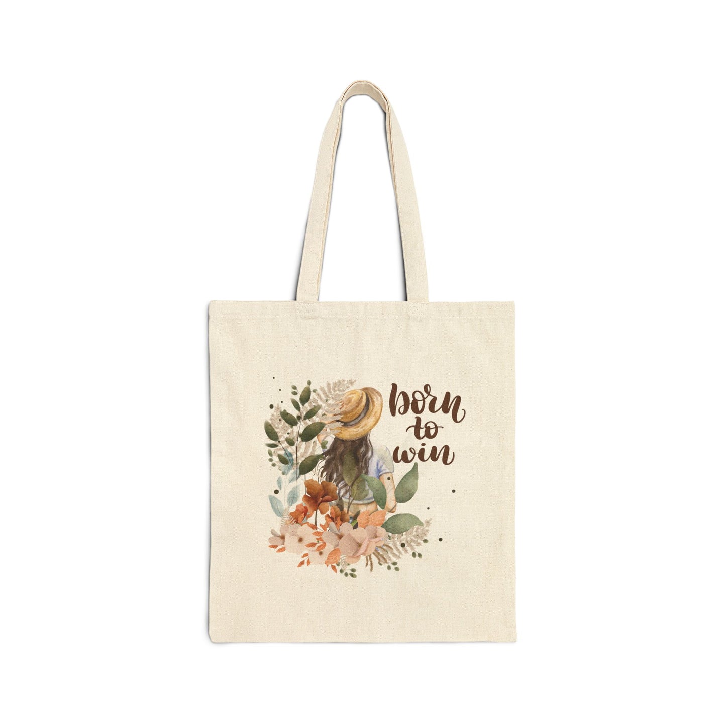 Born to Win - Cotton Canvas Tote Bag