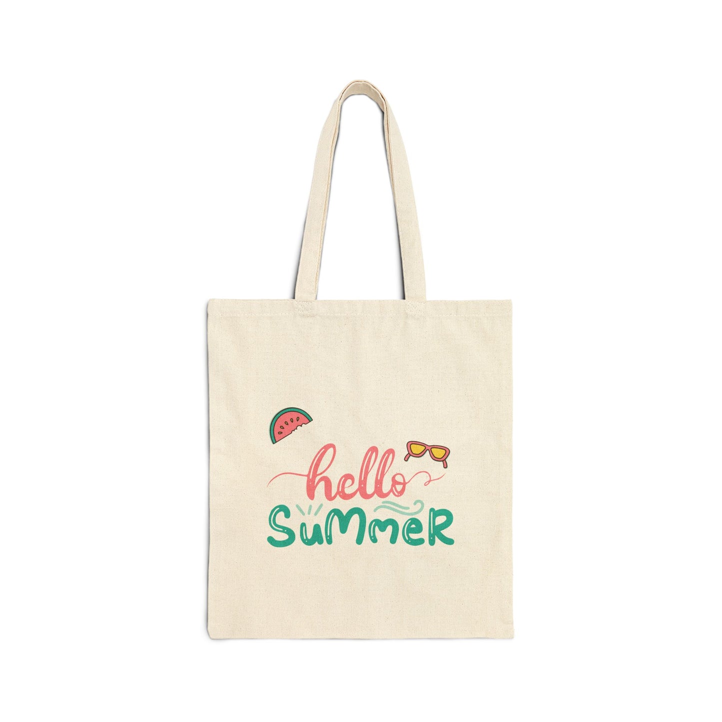 Summer Vibes - Cotton Canvas Tote Bag