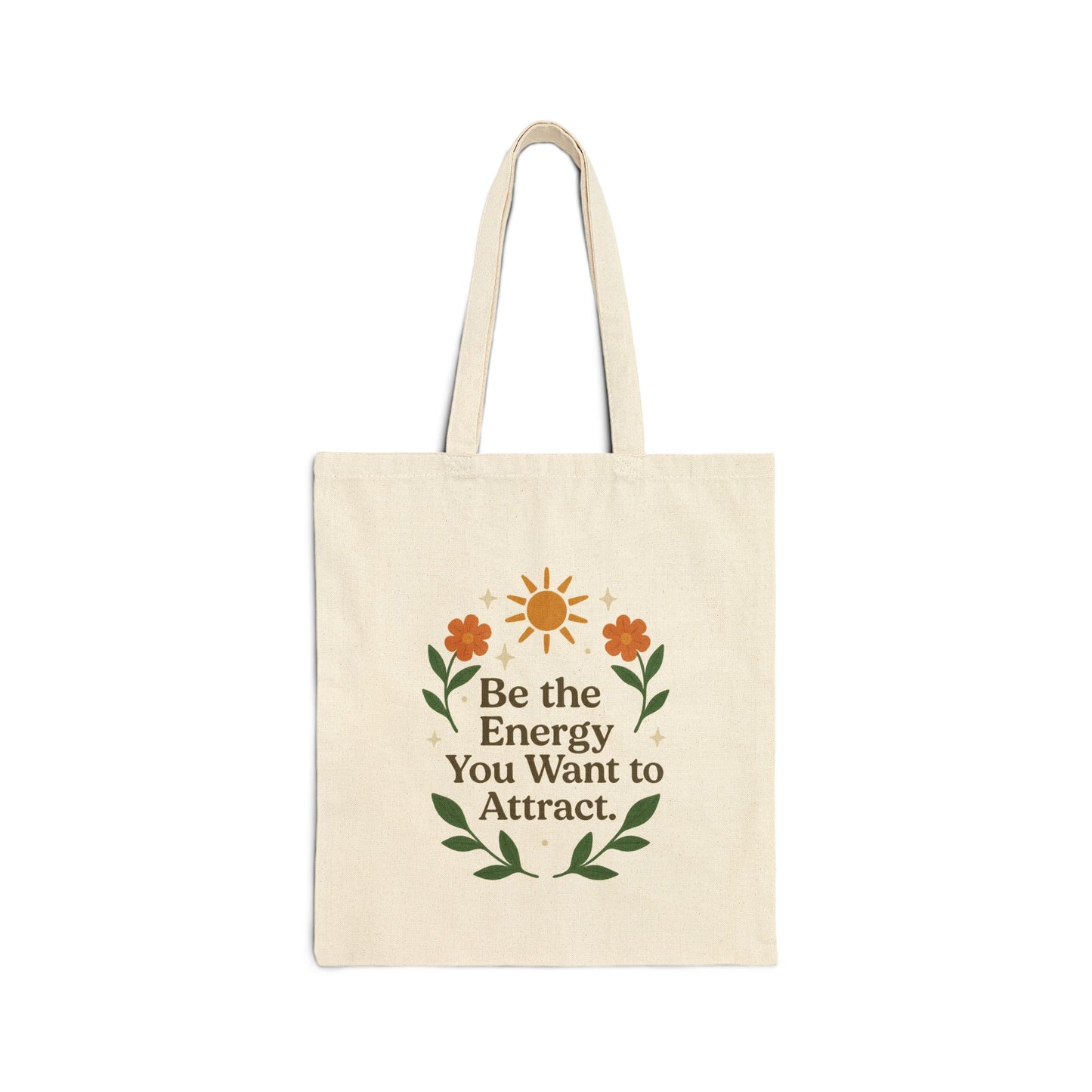 Energy -/ Cotton Canvas Tote Bag