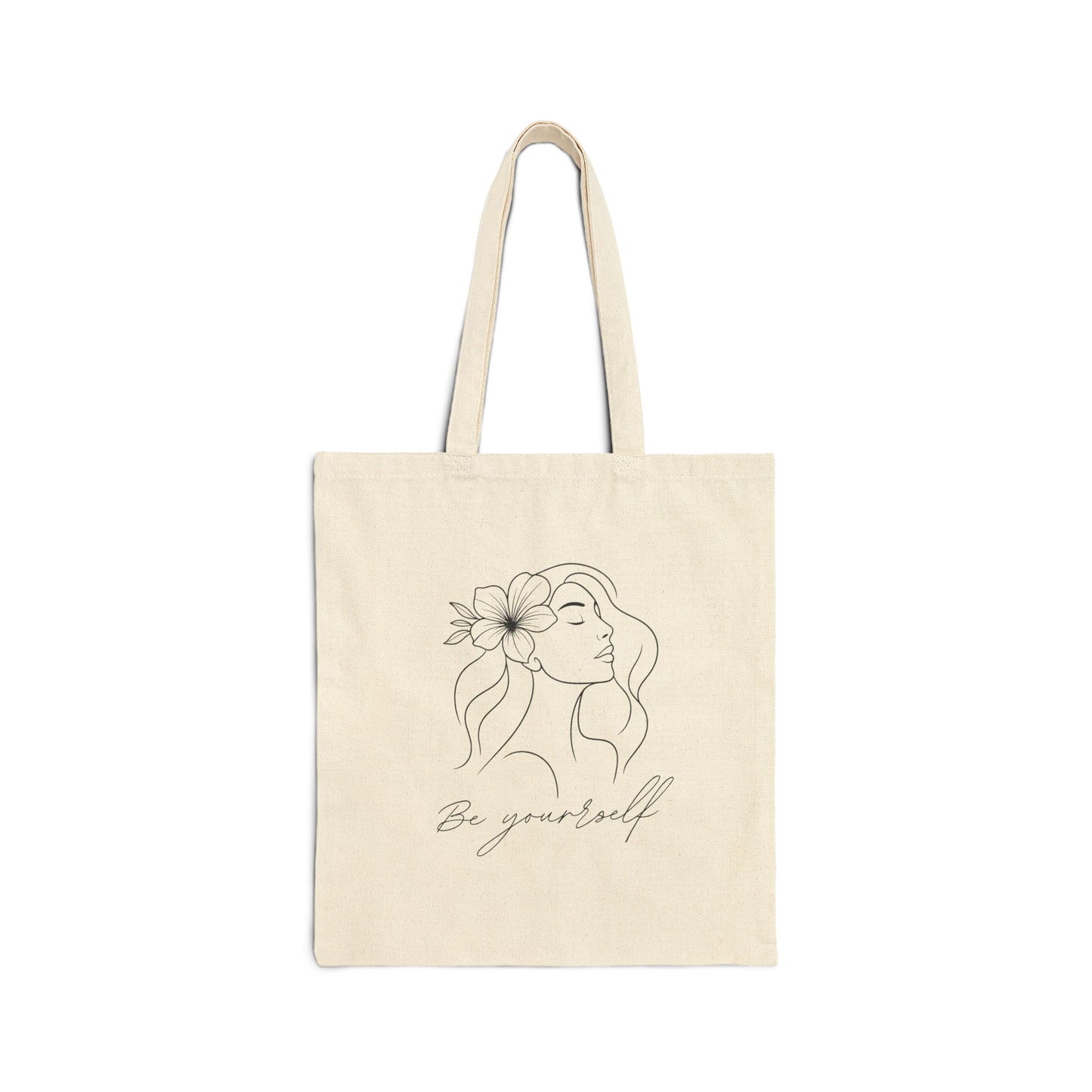 Be Yourself - Cotton Canvas Tote Bag