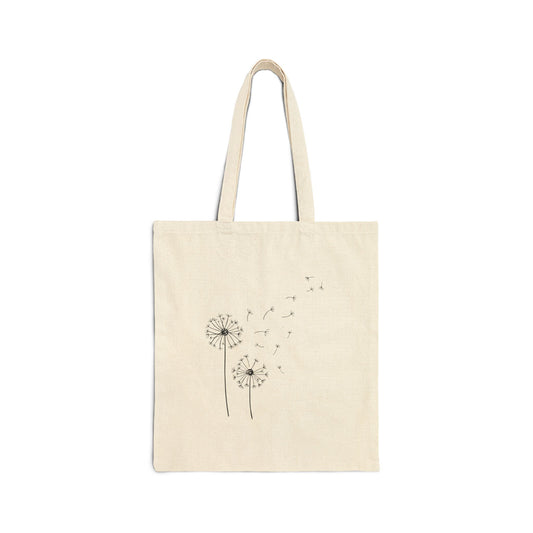 Dandelion Canvas Tote Bag