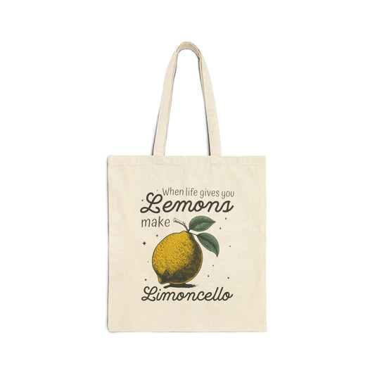 Lemons - Cotton Canvas Tote Bag