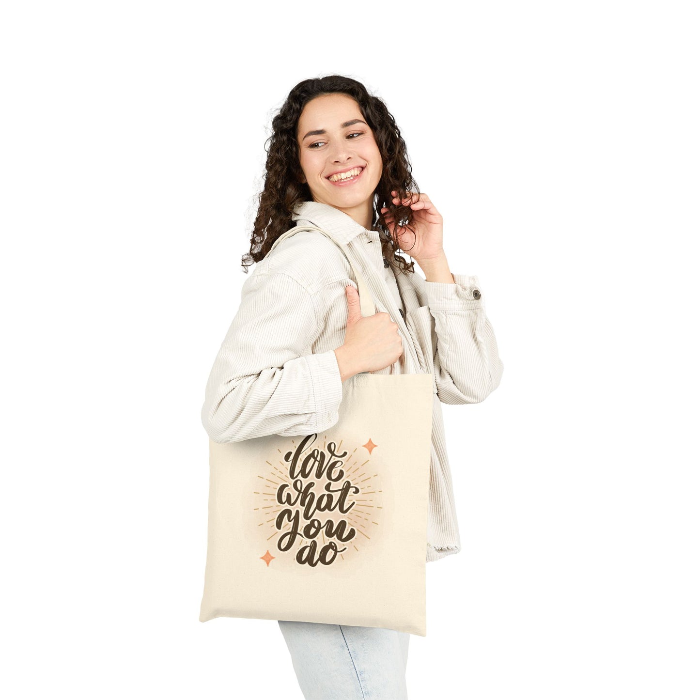 Love What You Do - Cotton Canvas Tote Bag
