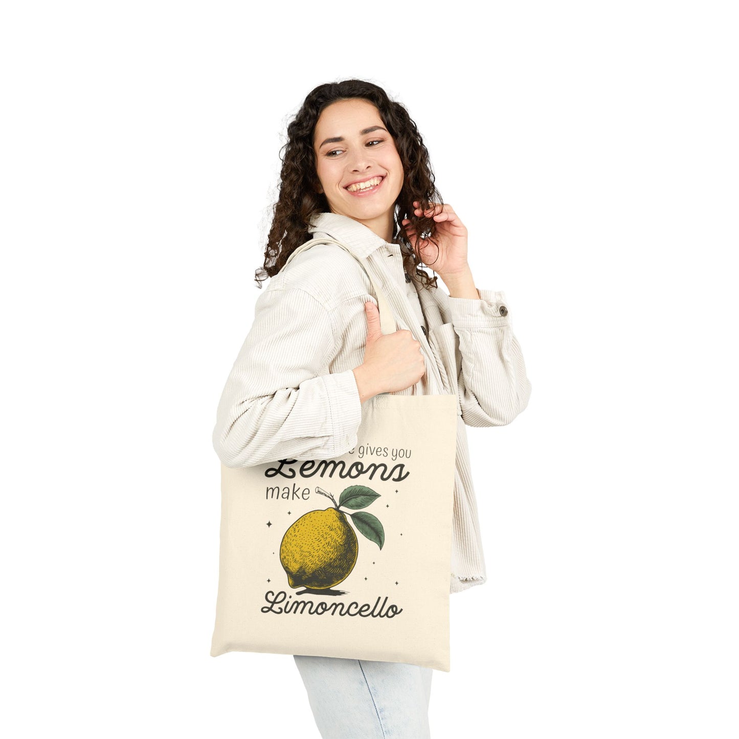 Lemons - Cotton Canvas Tote Bag