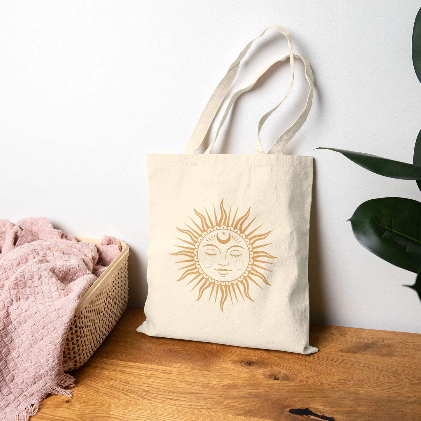 Sun - Cotton Canvas Tote Bag